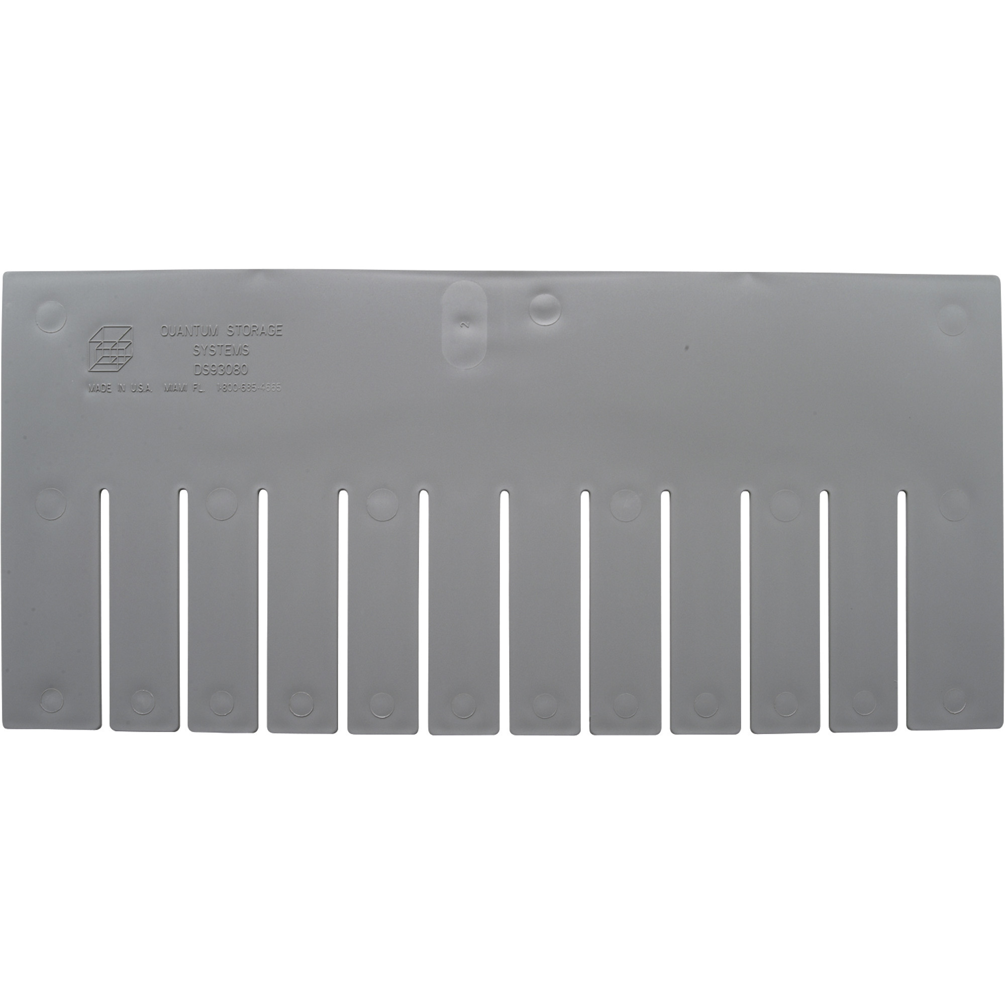 Quantum Storage Short Divider, 6-Pack, For Item# 275606, Model# DS93080
